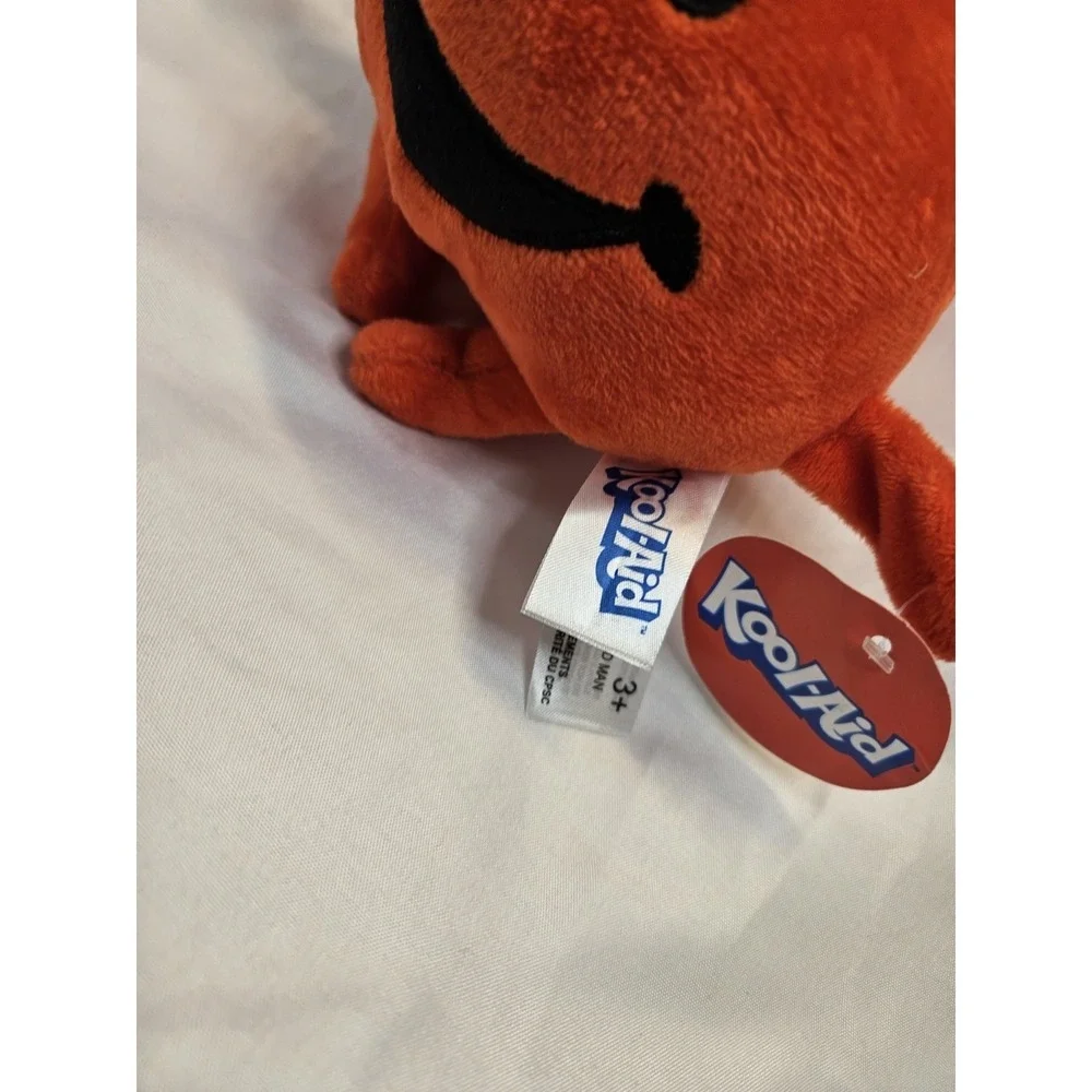 Kool-Aid Man Plush Toy Orange Mascot Small Stuffed Animal NWT